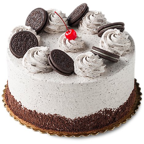 Bakery Cake 8 Inch 2 Layer Cookies & Cream - Each