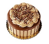 Bakery Cake 8 Inch 2 Layer Snickers - Each