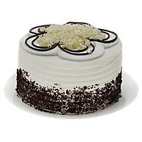 Bakery Cake Dinner 8 Inch Chocolate With White Buttercream - Each - Image 1