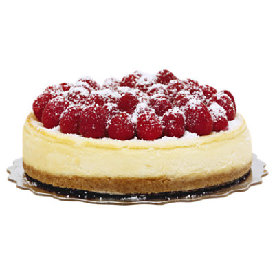 Bakery Cake Cheesecake 7 Inch Raspberry Top - Each