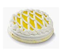 Bakery Cake White 8 Inch 1 Layer Lemon Supreme - Each