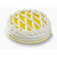 Bakery Cake White 8 Inch 1 Layer Lemon Supreme Each JewelOsco