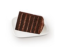 Fresh Baked Slice Artisan Chocolate Colossal Cake - Each (880 Cal)