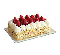 Bakery Cake Bar 1/8 Sheet With Strawberry - Each