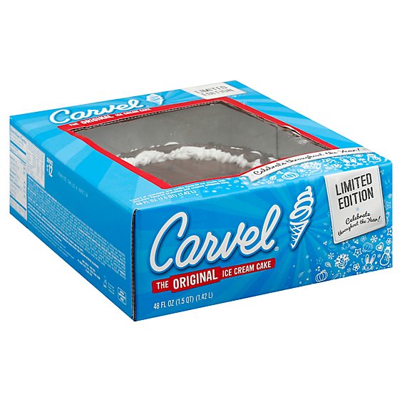 Carvel Cake Ice Cream Holiday Large - 48 Oz