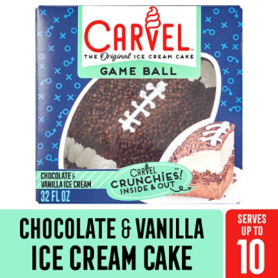 Carvel Holiday Game Ball Ice Cream Cake - Each - Image 1