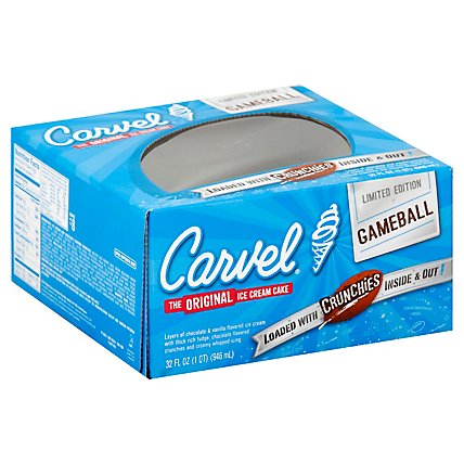 Carvel Holiday Game Ball Ice Cream Cake - Each - Image 1