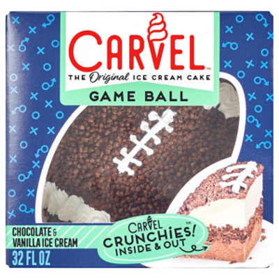 Carvel Holiday Game Ball Ice Cream Cake - Each - Image 2