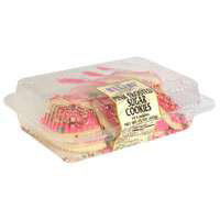 Bakery Cookies Frosted Sugar Pink 10 Count - 15 Oz