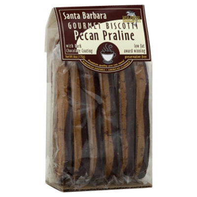 Santa Barbara Biscotti Pecan Praline - 6 Oz