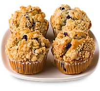 Fresh Baked Blueberry Muffins - 4 Count
