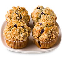 Fresh Baked Blueberry Muffins - 4 Count - Image 1