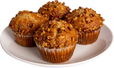 Bakery Banana Nut Muffins 4 Count - Image 1