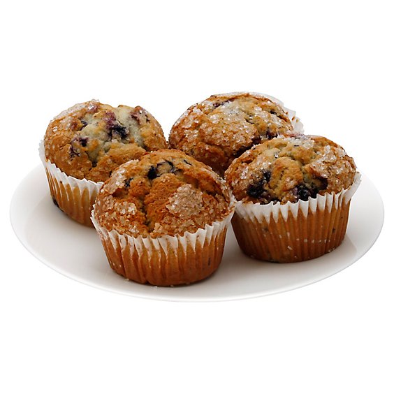 Bakery Muffins Blueberry/Banana Nut 4 Count - Each