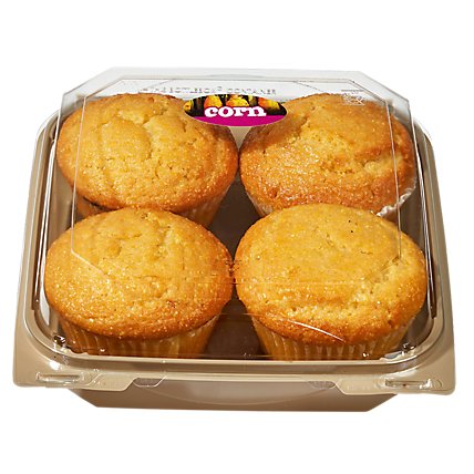 Bakery Muffins Corn 4 Count - Each - Image 1