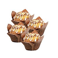 Bakery Muffins Peach 4 Count - Each - Image 1