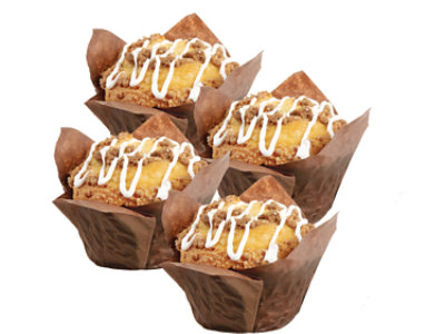 Bakery Muffins Peach 4 Count - Each - Image 1