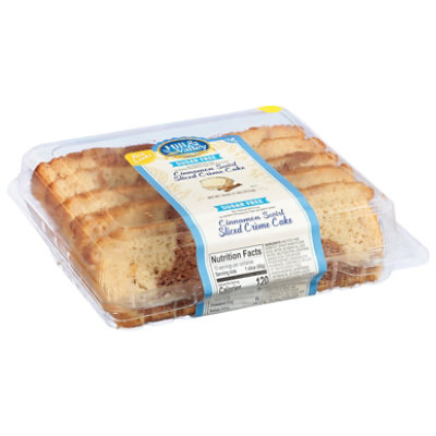 Hill & Valley Cake Creme Slice Sugar Free Cinnamon Swirl - Each