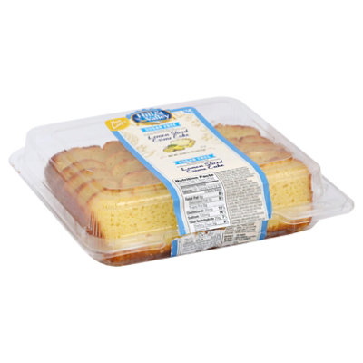 Hill & Valley Cake Creme Slice Sugar Free Lemon - Each - Image 1