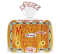 Martins Rolls Potato Long 8 Count - 15 Oz