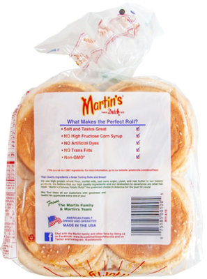 Martins Big Marty Rolls Sesame - 18 Oz - Image 6