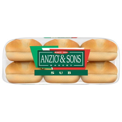 Anzio & Sons Sub Rolls - 6 - 15 Oz - Image 5