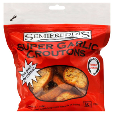 Semifreddis Croutons Garlic - 4 Oz