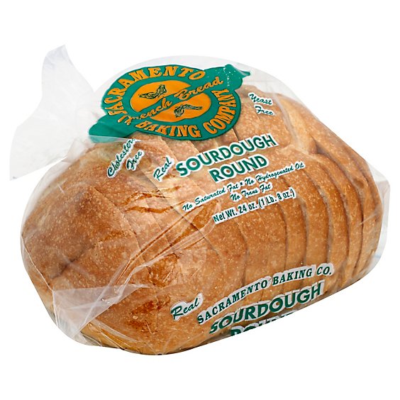 Sacramento Baking Bread Sourdough Round - 24 Oz