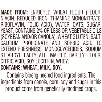 Pepperidge Farm Farmhouse Homestyle Oat Bread - 24 Oz - Image 4