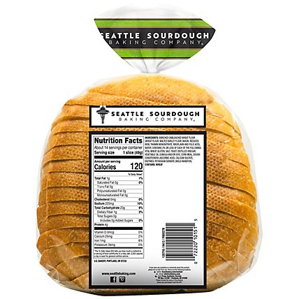 Seattle Sourdough Baking Company Bread Sliced Round Waterfront Sourdough - 24 Oz - Image 6