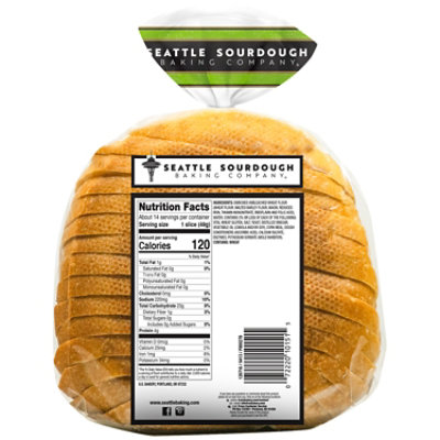 Seattle Sourdough Baking Company Bread Sliced Round Waterfront Sourdough - 24 Oz - Image 5