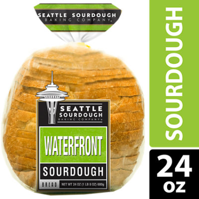 Seattle Sourdough Baking Company Bread Sliced Round Waterfront Sourdough - 24 Oz - Image 2