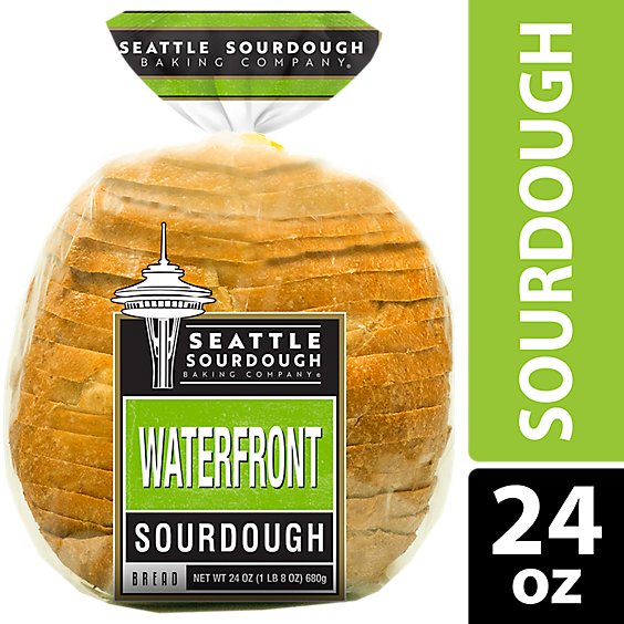 Seattle Sourdough Baking Company Bread Sliced Round Waterfront Sourdough - 24 Oz
