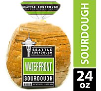 Seattle Sourdough Baking Company Bread Sliced Round Waterfront Sourdough - 24 Oz