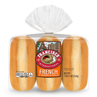 Francisco International French Sandwich Rolls - 18.5 Oz - Image 2