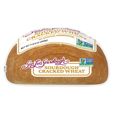 San Luis Sourdough Cracked Wheat Bread - 24 Oz - Image 5