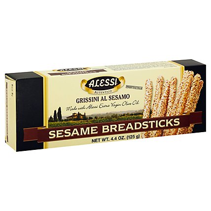 Alessi Sesame Breadsticks - 4.4 Oz - Image 1