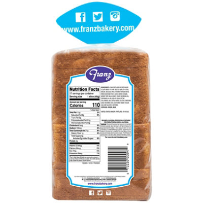 Franz Sandwhich Bread Cannon Beach Milk & Honey - 24 Oz - Image 5