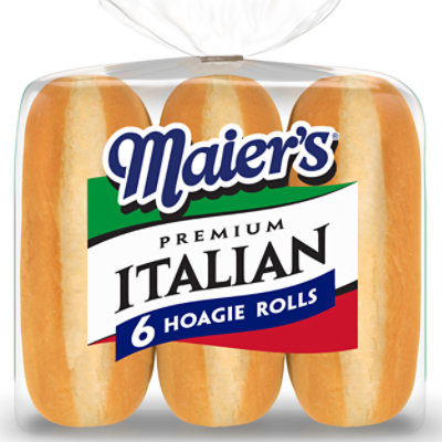 Maier's Premium Italian Hoagie Rolls - 18 Oz - ACME Markets