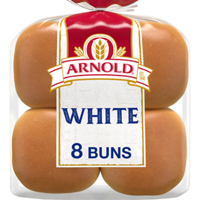 Arnold Country White Classic Hamburger Rolls - 16 Oz - Image 1