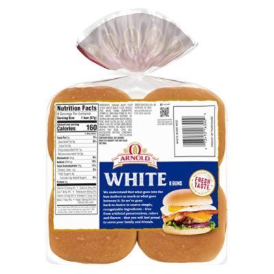 Arnold Country White Classic Hamburger Rolls - 16 Oz - Image 2