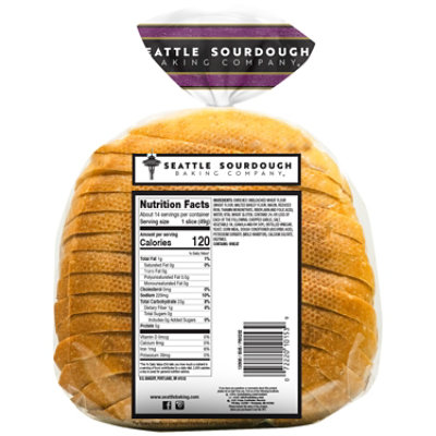 Seattle Sourdough Baking Co Bread Garlic Round - 24 Oz - Image 7