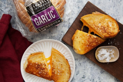 Seattle Sourdough Baking Co Bread Garlic Round - 24 Oz - Image 2