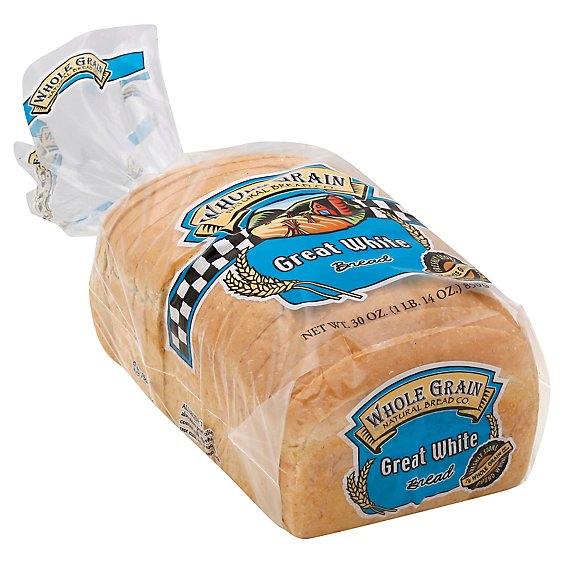Whole Grain Great White Bread - 30 Oz