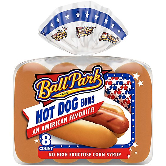 Ball Park White Hot Dog Buns - 13 Oz