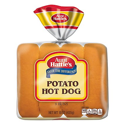 Aunt Hatties Hot Dog Buns Potato - 8-15 Oz - Image 2