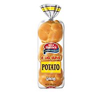 Aunt Hatties Hamburger Potato Buns - 6-15 Oz