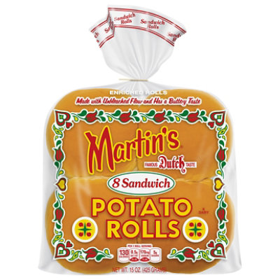 Martins Rolls Potato Sandwich 8 Count - 15 Oz - Image 2