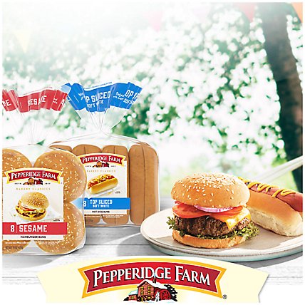 Pepperidge Farm Bakery Classics Buns Hamburger Whole Wheat - 8 Count - Image 5