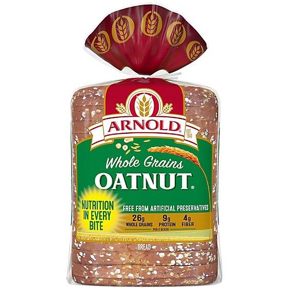 Arnold Whole Grains Oatnut Bread - 24 Oz